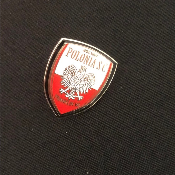 Polonia Soccer Golf Towel, window decal & pin - Picture 3 of 6